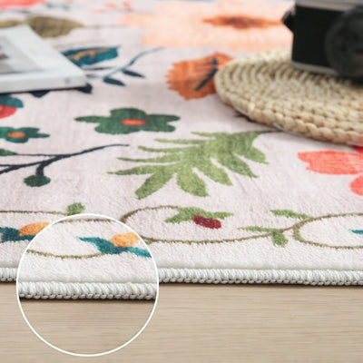 BLOOMSCAPE | Modern Floral Art Rug
