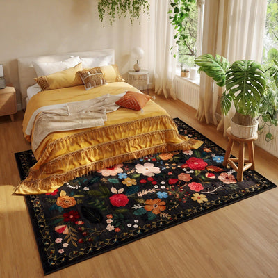BLOOMSCAPE | Modern Floral Art Rug