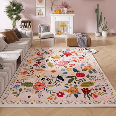 BLOOMSCAPE | Modern Floral Art Rug