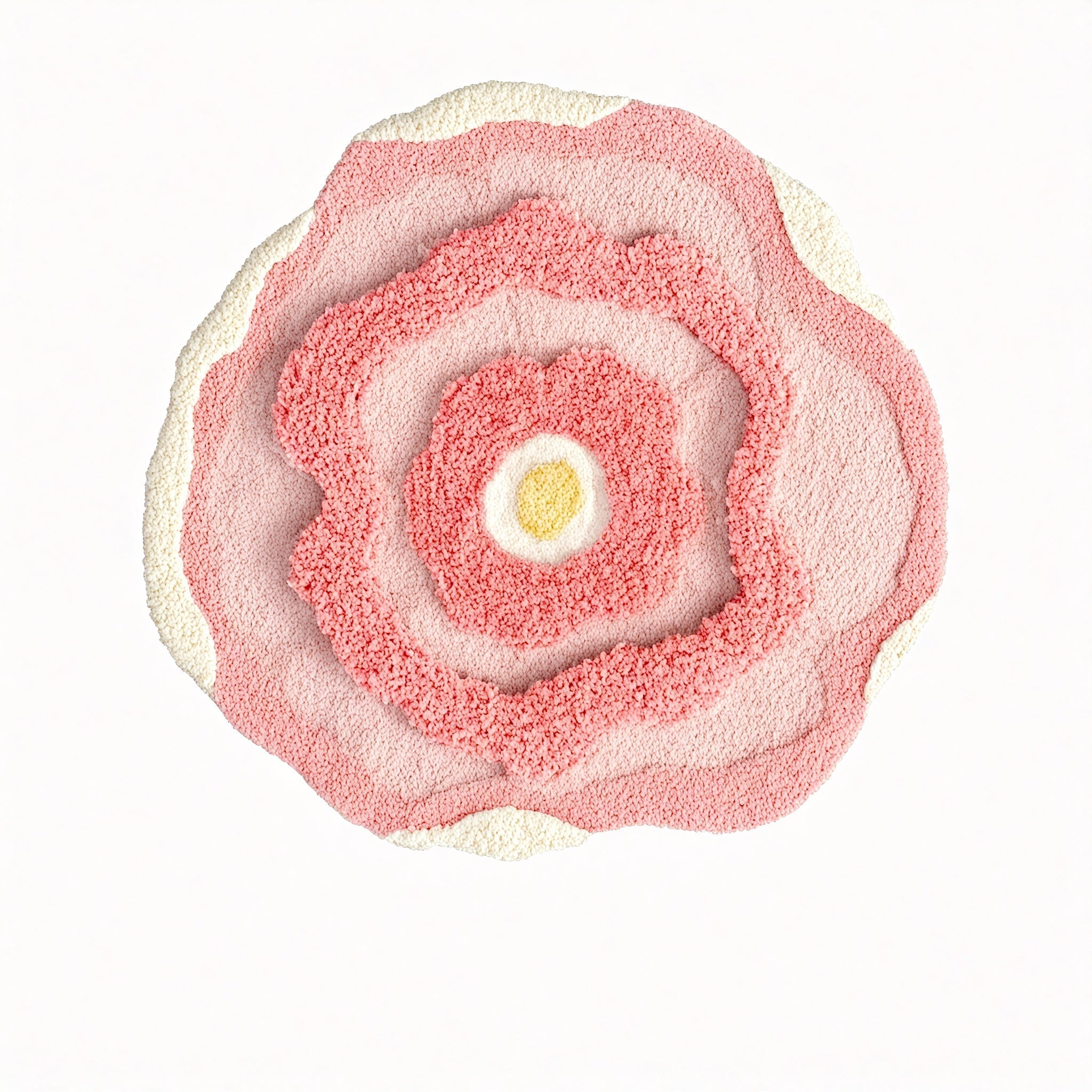 BLOSSOM HAVEN | Floral-Inspired Flocked Rug