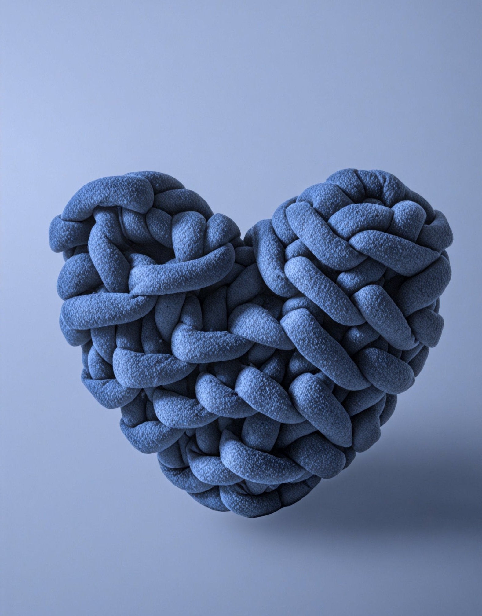 HEART-KNOT | Chunky Braided Love Cushion