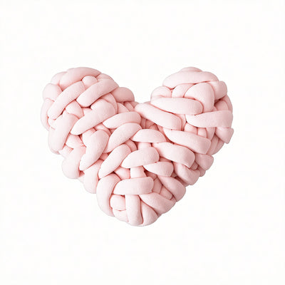 HEART-KNOT | Chunky Braided Love Cushion