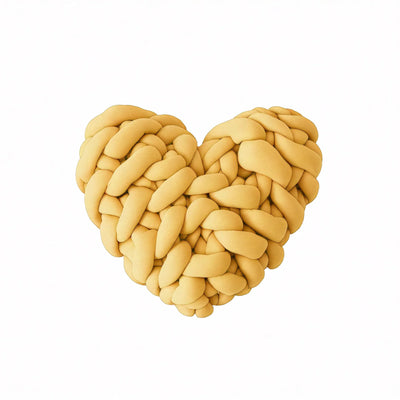 HEART-KNOT | Chunky Braided Love Cushion
