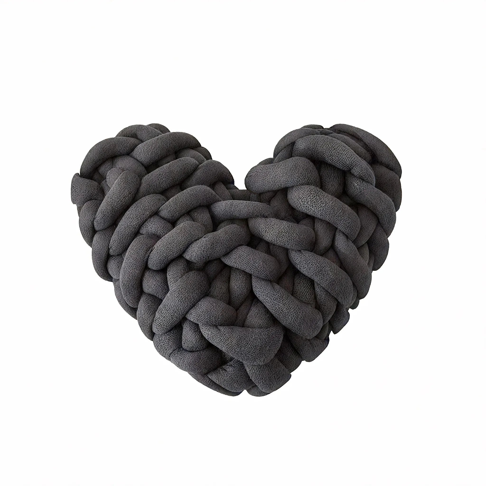 HEART-KNOT | Chunky Braided Love Cushion