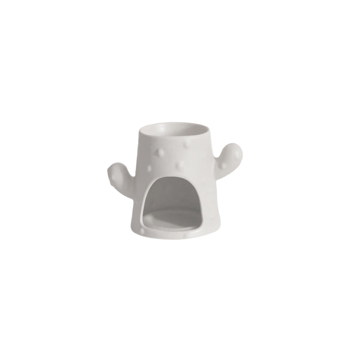 Ceramic Aromatherapy Furnace | Handcrafted Cactus Decor