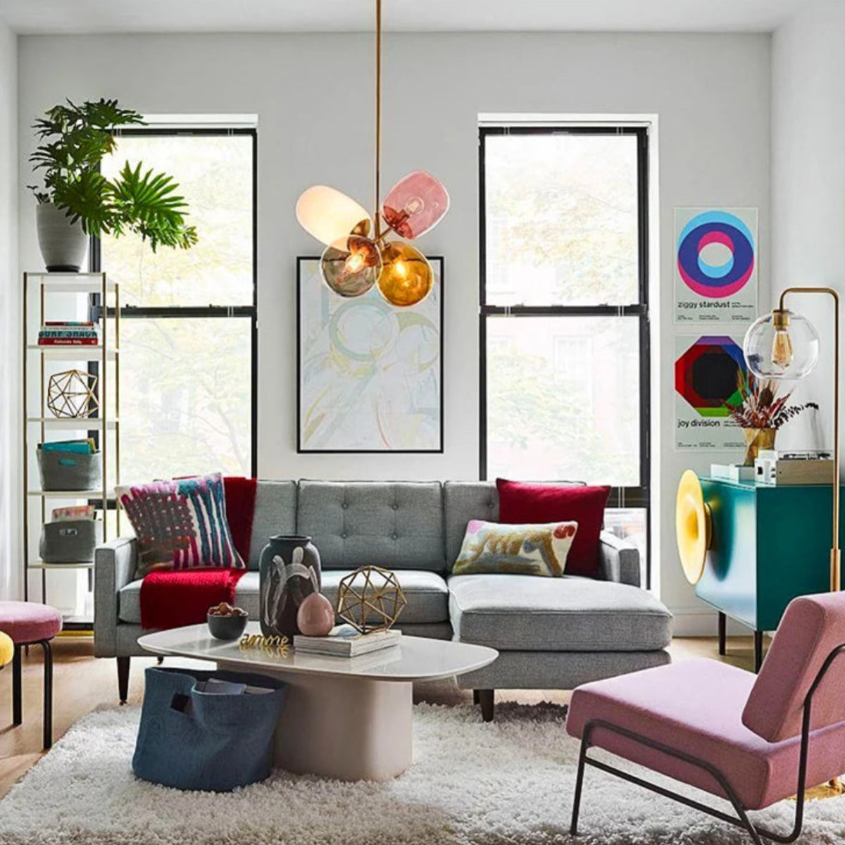 Balloon Glass Pendant - Modern Ceiling Lamp Light