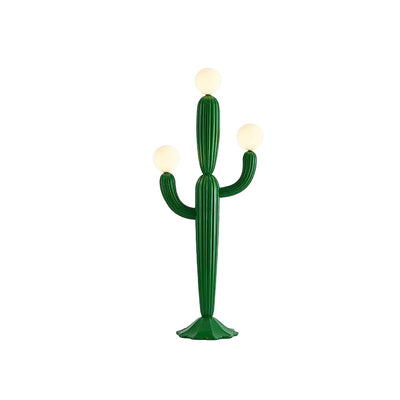 Cactus Floor Lamp - Modern Sculptural Resin Light