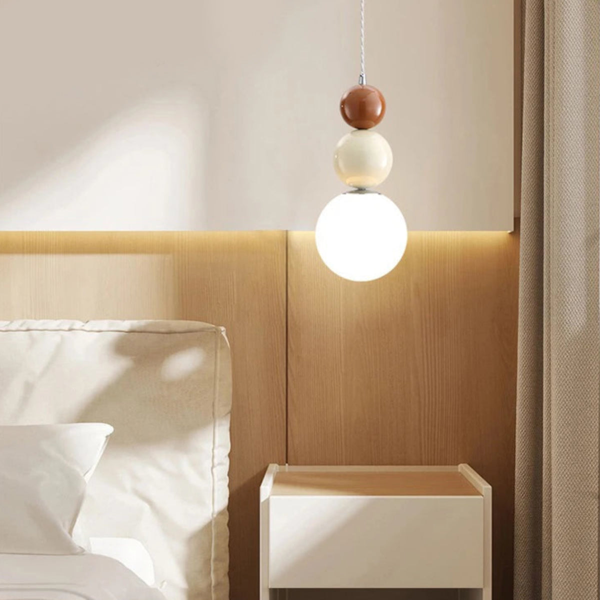 Macaron Ball Pendant – Contemporary Ceiling Light Fixture