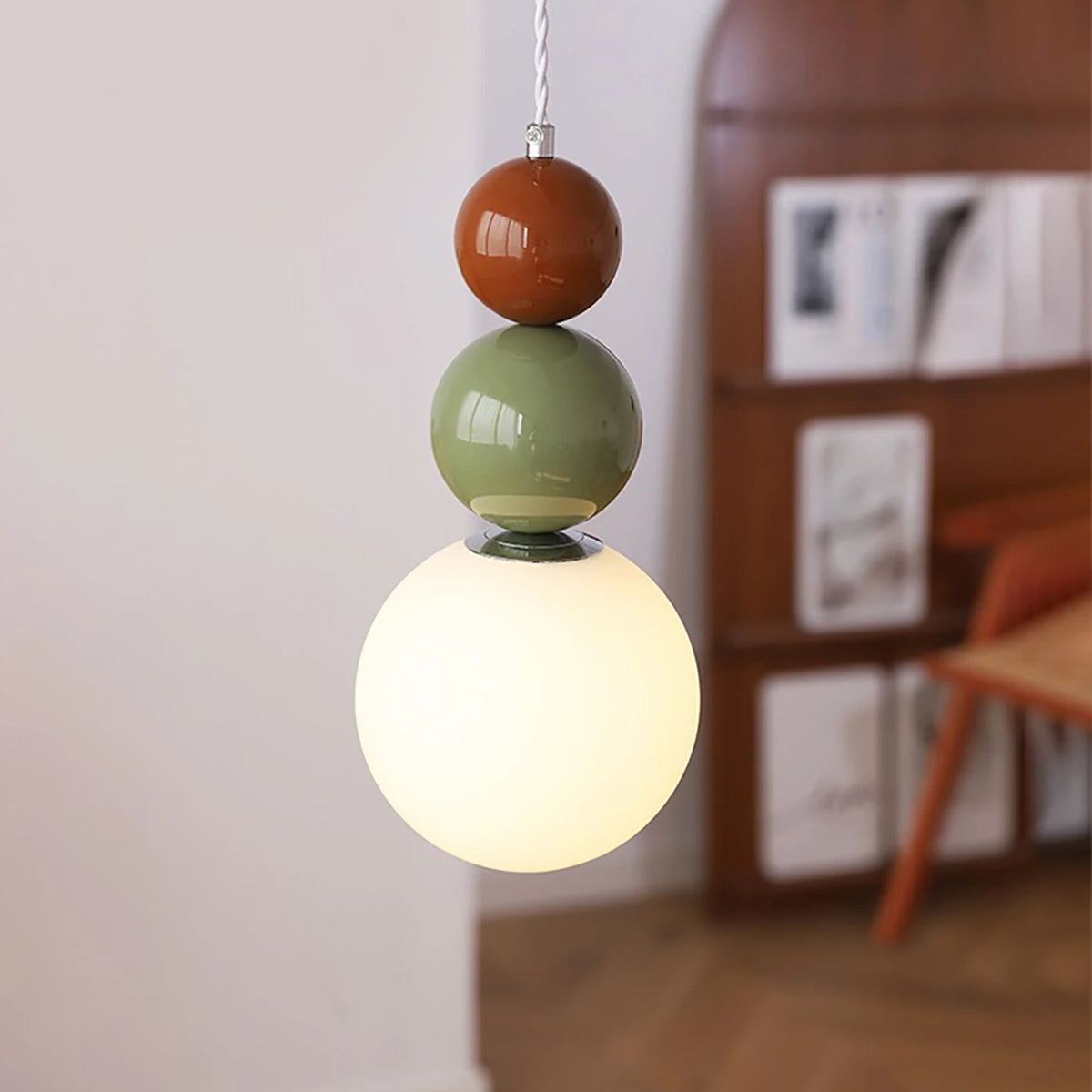 Macaron Ball Pendant – Contemporary Ceiling Light Fixture