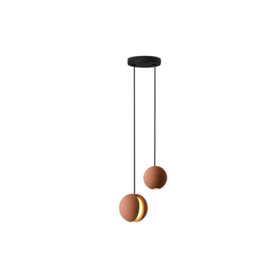 Cement Ceiling Light - Moon & Planet Ball Pendant