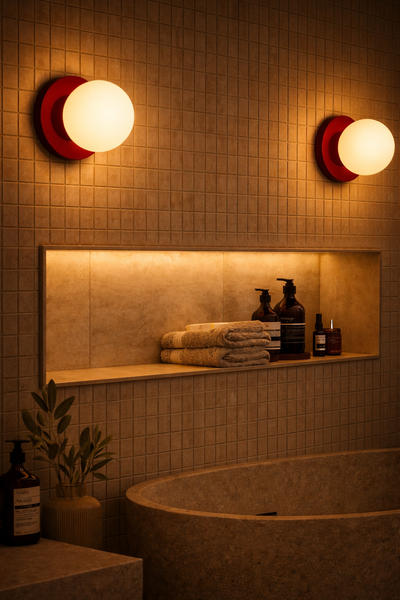 Round Macaron Wall Lamp - Energy Efficient Hallway Light