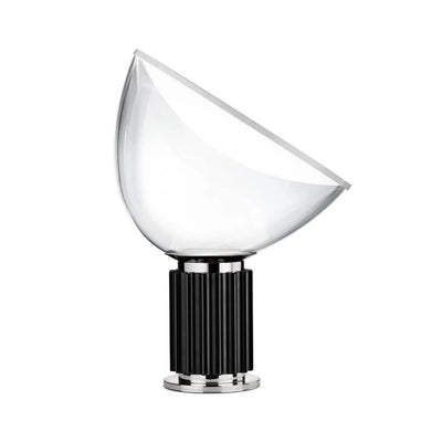 Transparent Bowl Lamp – Italian Style Chrome Table Light