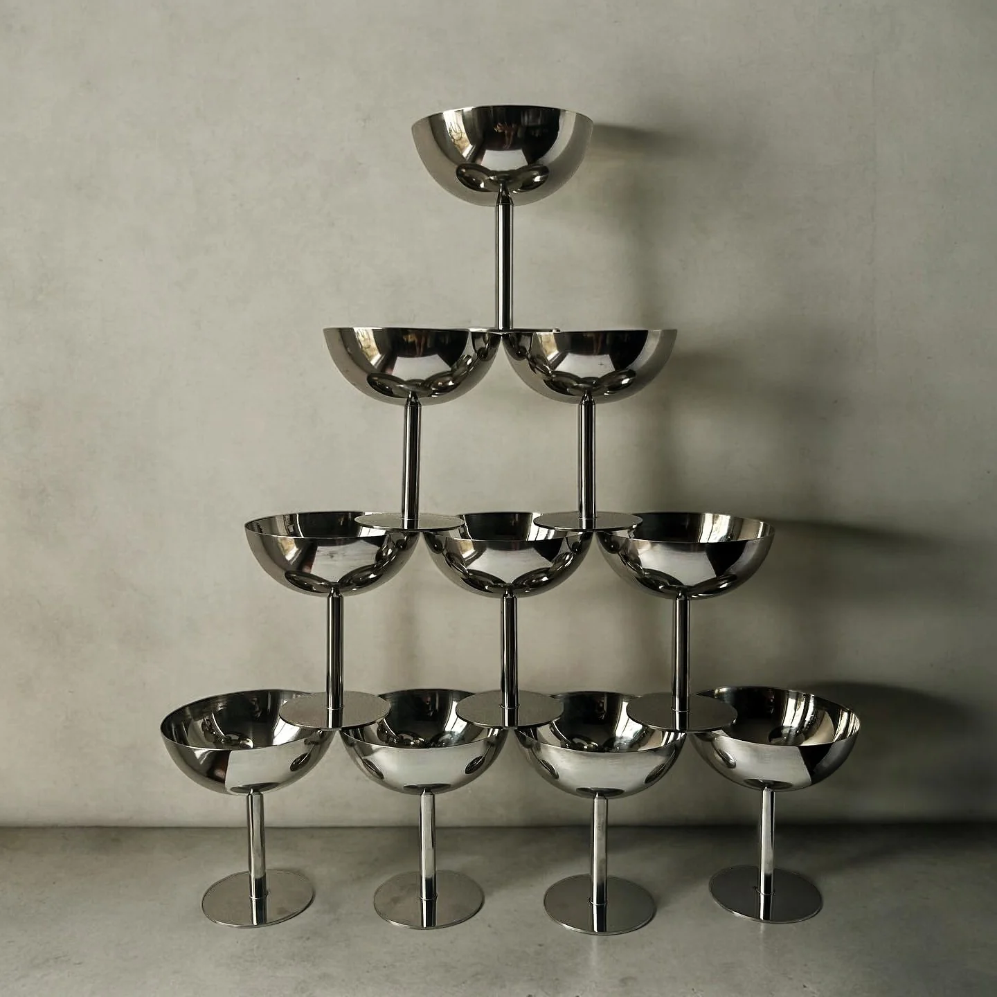 Chrome barware collection