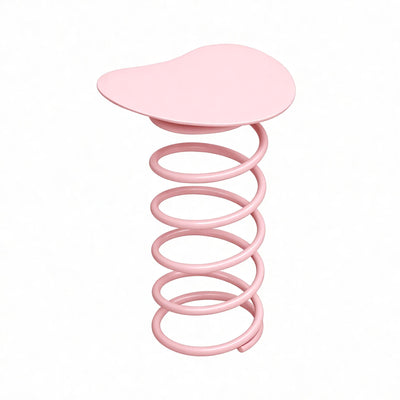 COIL PERCH | Vibrant Spiral Stool-Table Combo