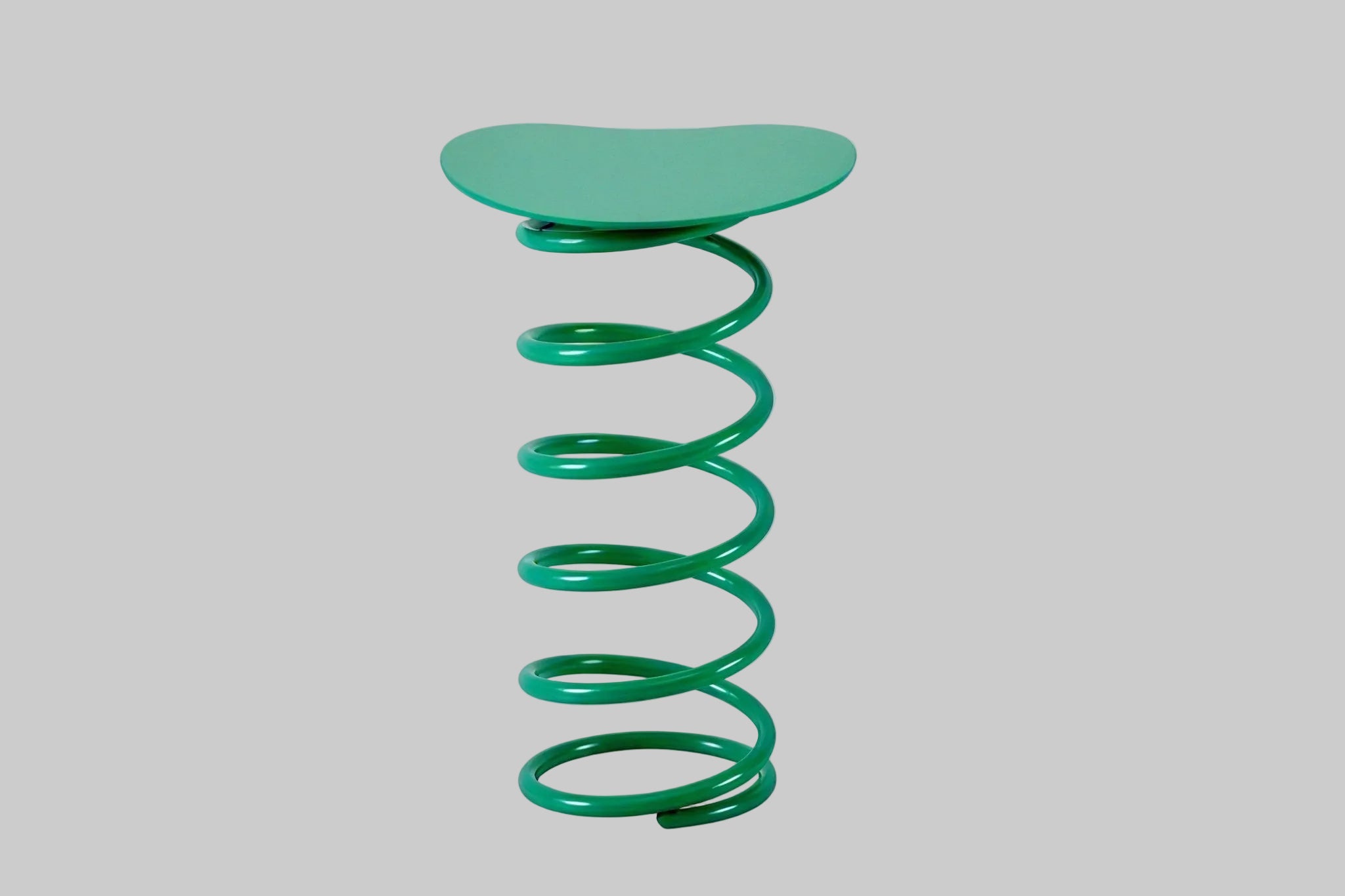 COIL PERCH | Vibrant Spiral Stool-Table Combo