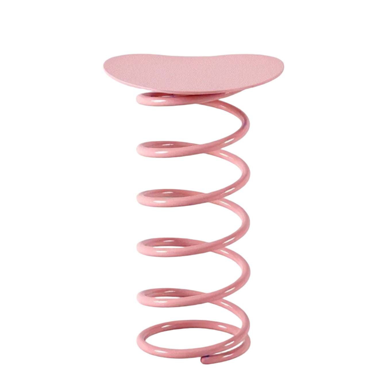 COIL PERCH | Vibrant Spiral Stool-Table Combo