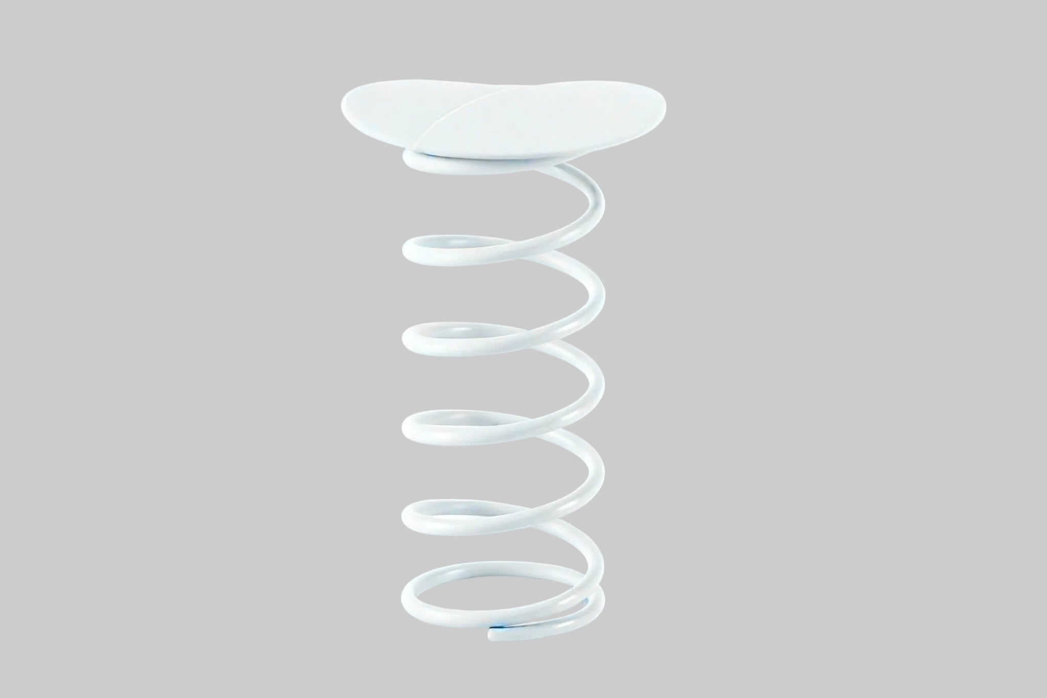 COIL PERCH | Vibrant Spiral Stool-Table Combo
