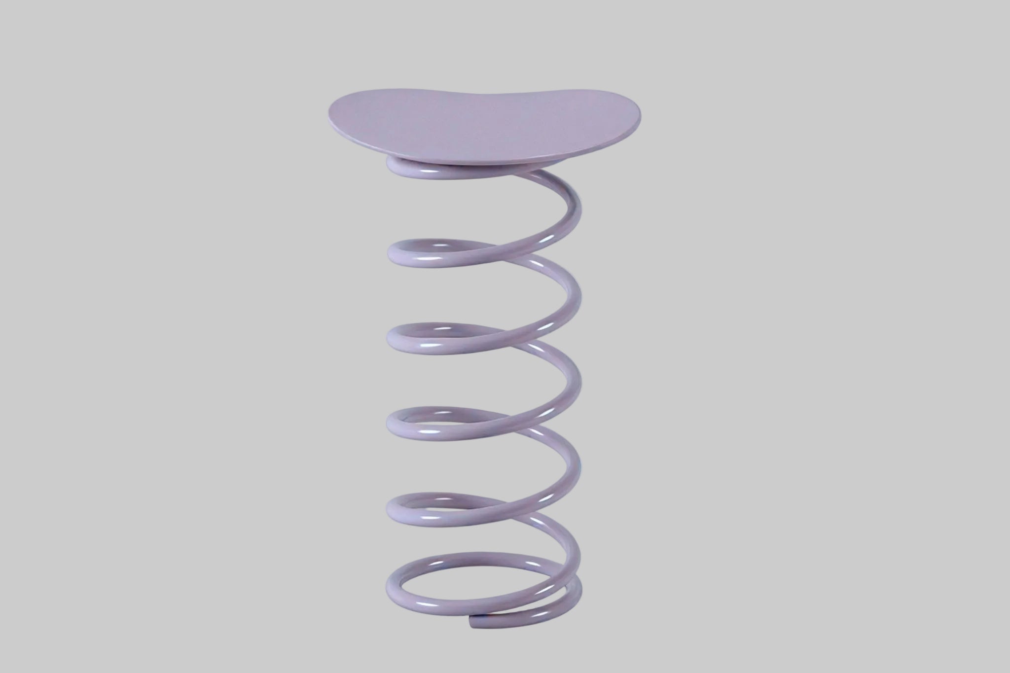 COIL PERCH | Vibrant Spiral Stool-Table Combo