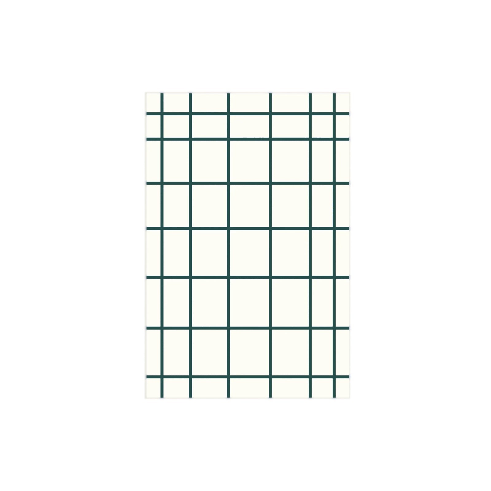 Plaid Area Rug - Colorful Irregular Pattern Carpet