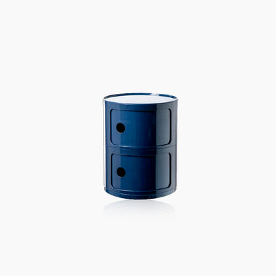 Barrel Storage Side Table - Colorful Chest Drawers Compact Storage