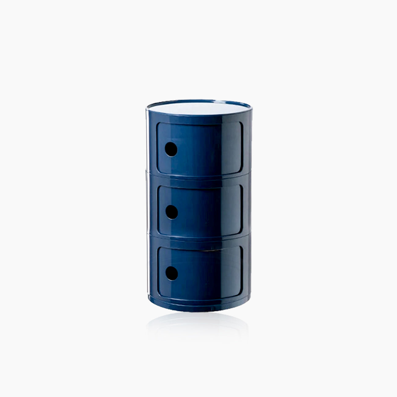 Barrel Storage Side Table - Colorful Chest Drawers Compact Storage