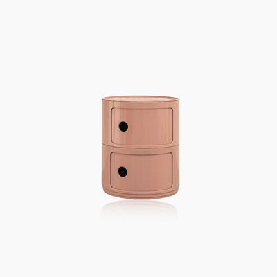 Barrel Storage Side Table - Colorful Chest Drawers Compact Storage