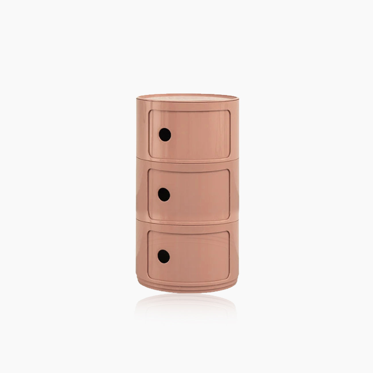 Barrel Storage Side Table - Colorful Chest Drawers Compact Storage