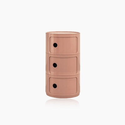 Barrel Storage Side Table - Colorful Chest Drawers Compact Storage