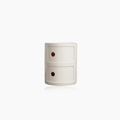 Barrel Storage Side Table - Colorful Chest Drawers Compact Storage