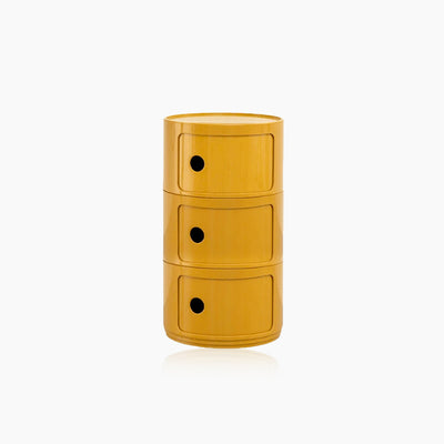 Barrel Storage Side Table - Colorful Chest Drawers Compact Storage
