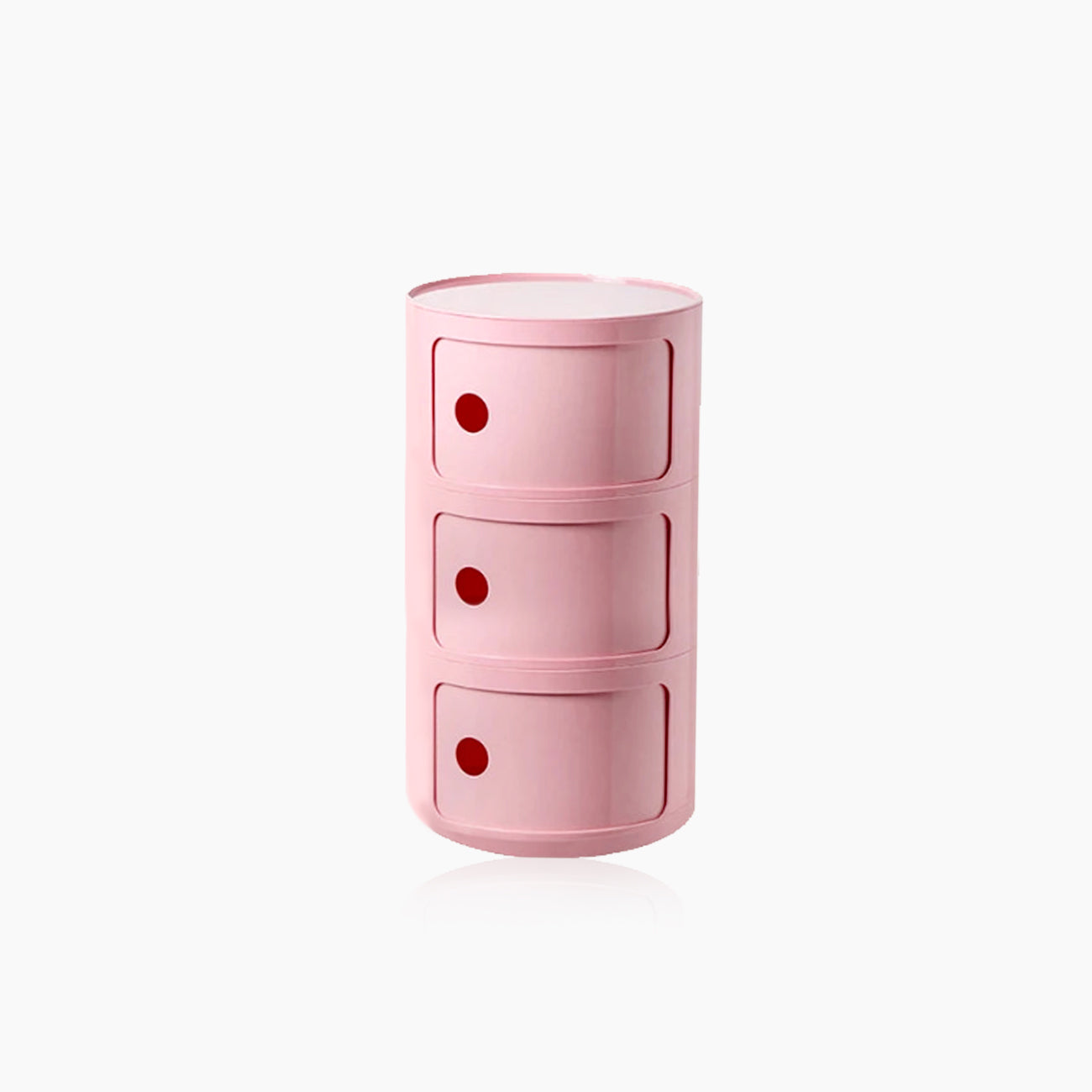 Barrel Storage Side Table - Colorful Chest Drawers Compact Storage
