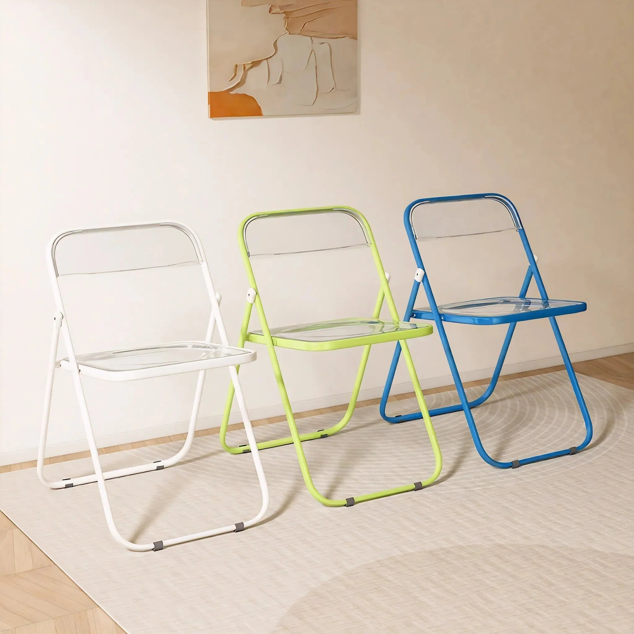 CRYSTAL POP | The Transparent Foldable Chair