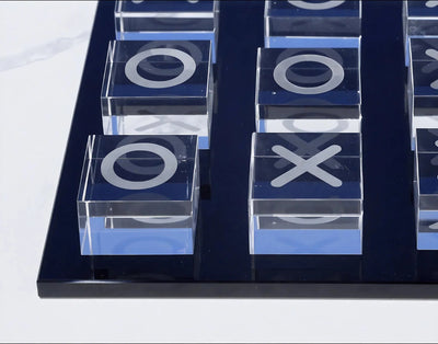CRYSTAL-PLAY | Luxurious K9 Crystal Tic-Tac-Toe Set
