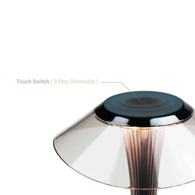 Portable Table Lamp – Mushroom Acrylic Top Light