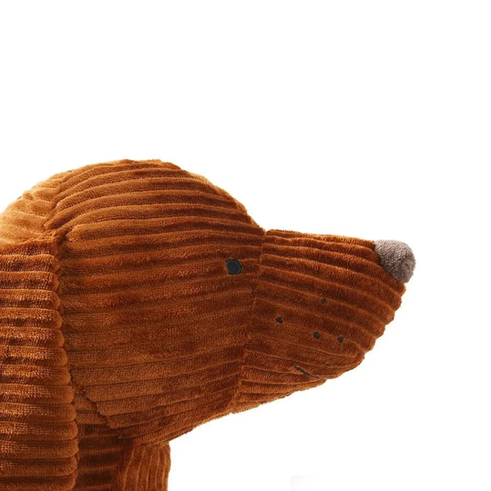 Dachshund Lounge Pillow - Corduroy Dog Body Pillow 47.2" Eco-Friendly Couch Cushion