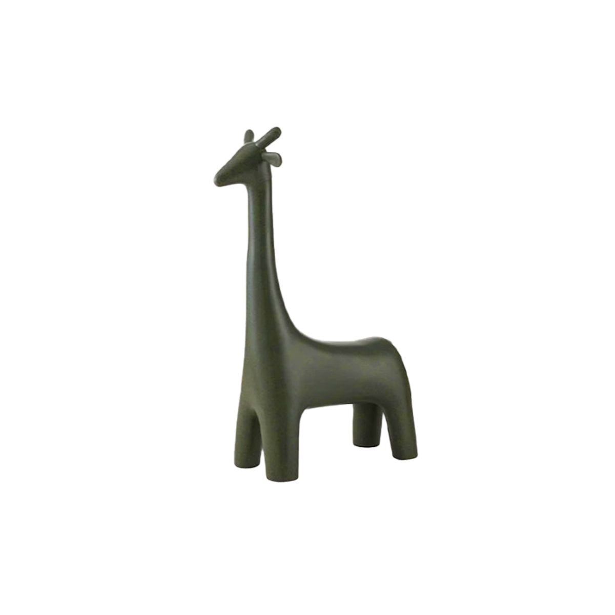 Giraffe Stool Ottoman - Retro Style Fabric Seat