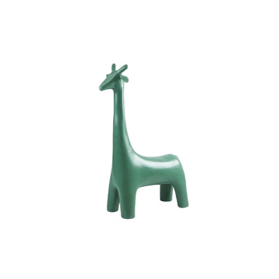 Giraffe Stool Ottoman - Retro Style Fabric Seat