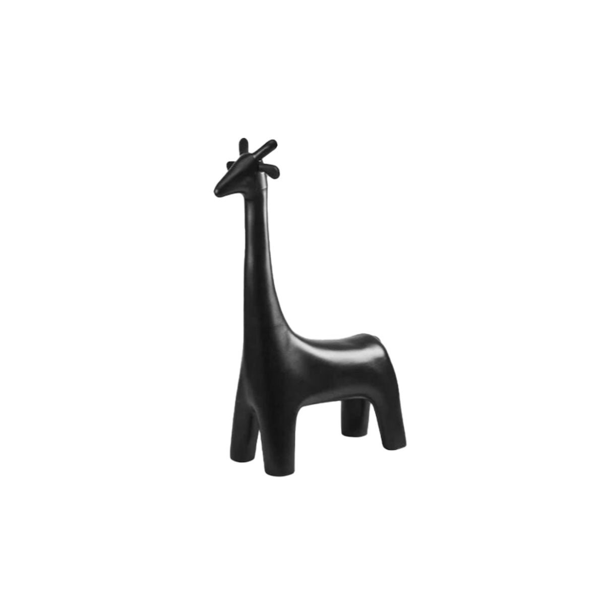 Giraffe Stool Ottoman - Retro Style Fabric Seat