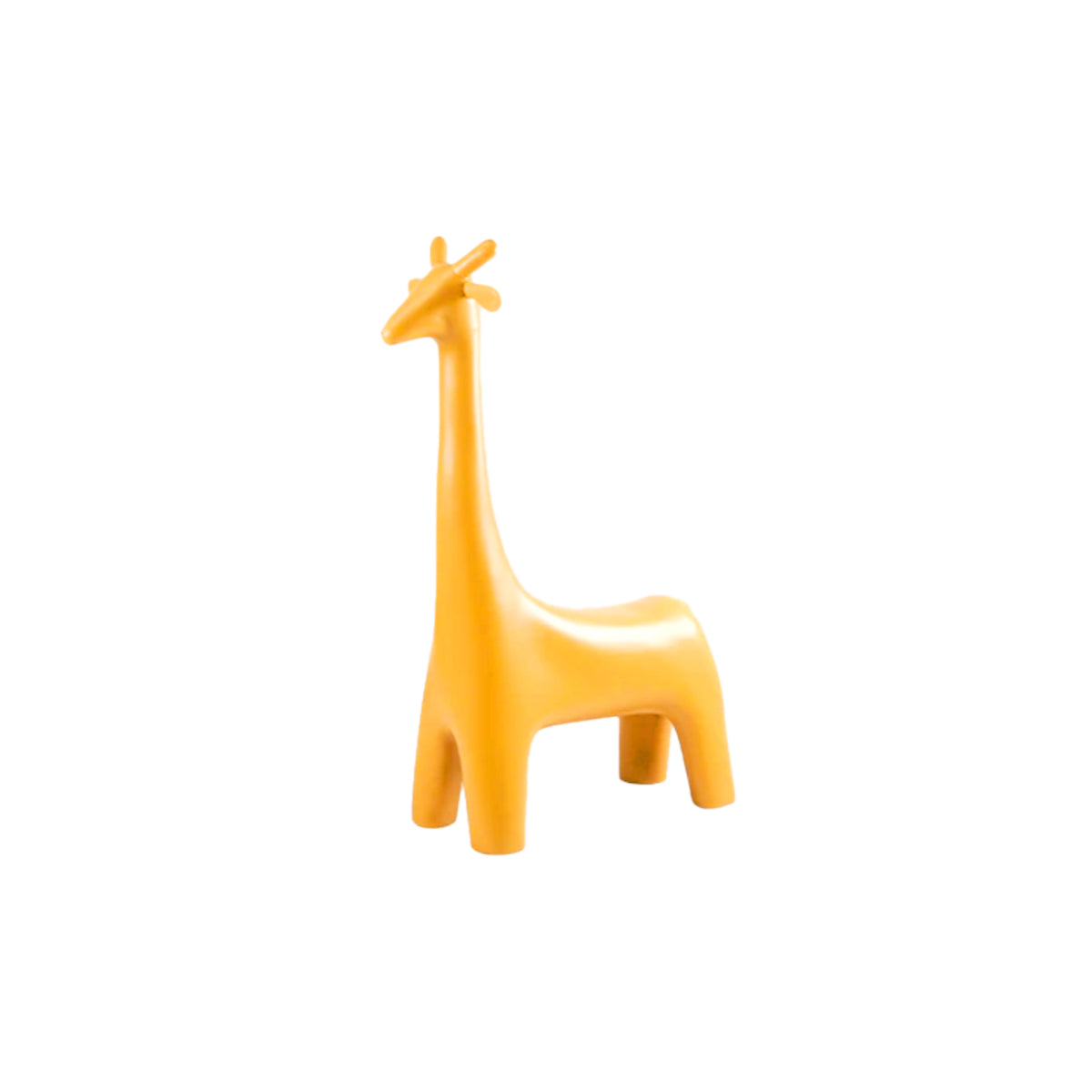 Giraffe Stool Ottoman - Retro Style Fabric Seat
