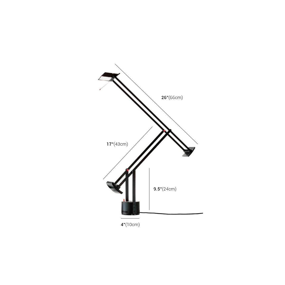 Industrial Crane Table Lamp – Adjustable Danish Metal Light