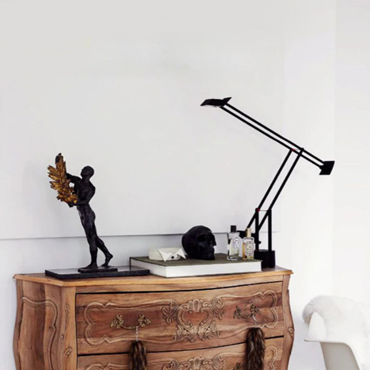 Industrial Crane Table Lamp – Adjustable Danish Metal Light