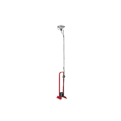 Industrial Floor Lamp - Danish Metal Halogen Corded Light