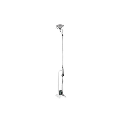 Industrial Floor Lamp - Danish Metal Halogen Corded Light
