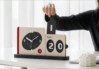 CHRONOS-RETRO | Nordic Calendar Clock