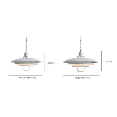 Layered Pendant Light - Telescopic Ceiling Lamp, Adjustable Height