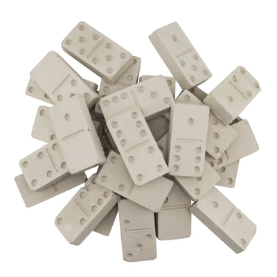 Concrete Domino Set - Hand Poured Artisan Game Pieces