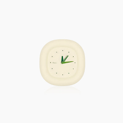 Minimalistic Wall Clock - Modern Emboss Shelf Timepiece