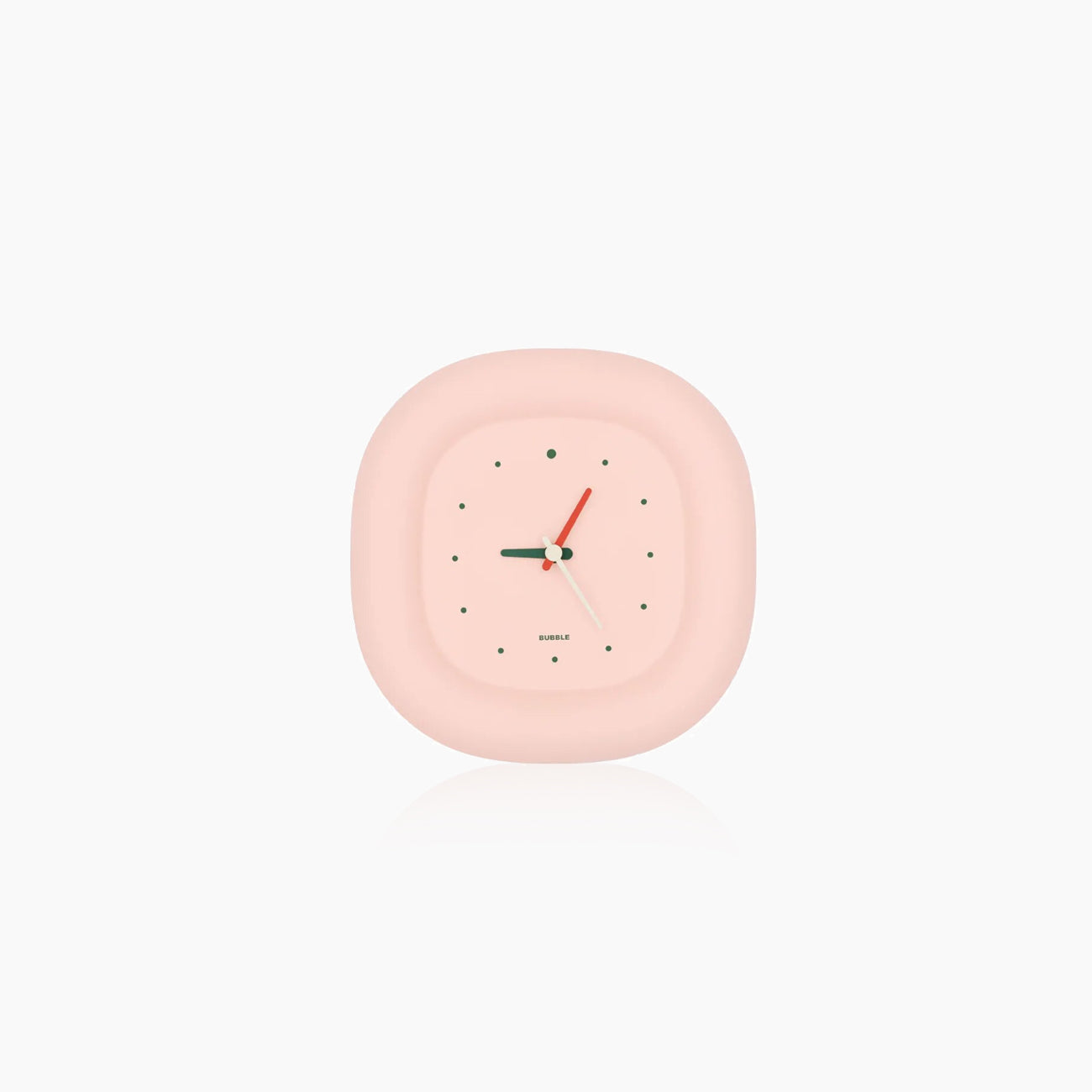 Minimalistic Wall Clock - Modern Emboss Shelf Timepiece
