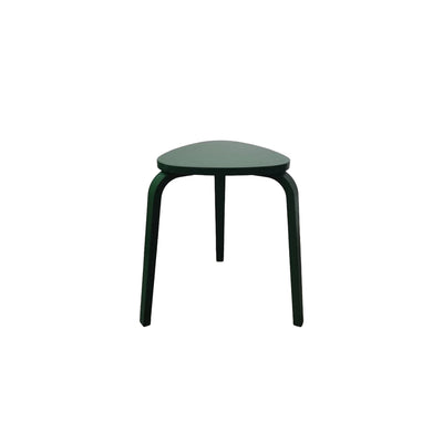 Wooden Triangle Stool - Geometric Natural Wood Furniture