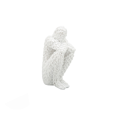 THINKER-MOSAIC | Reflective Mosaic Thinker Statue